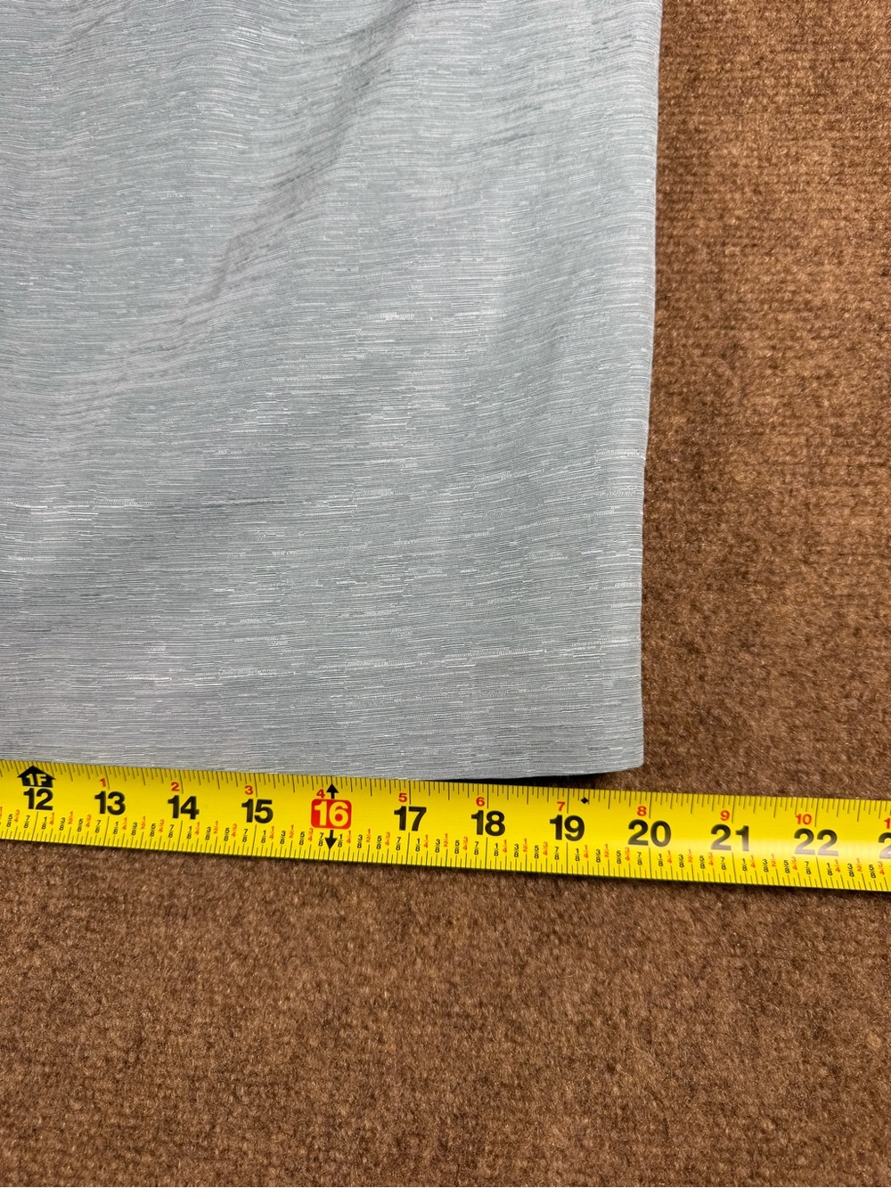 Vintage Linen and Silk Pencil Skirt Size 10 Zip up Light Blue Women's Formal - Picture 11 of 11